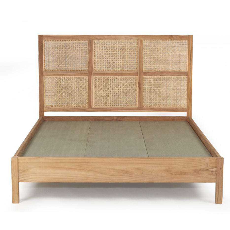Fern Teak Bed - King Size - 1.95m