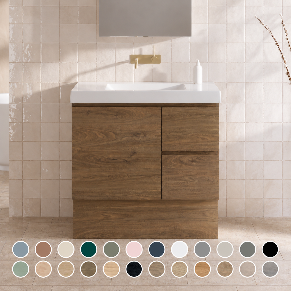 Timberline Carlo Floor Standing Vanity (All Sizes)