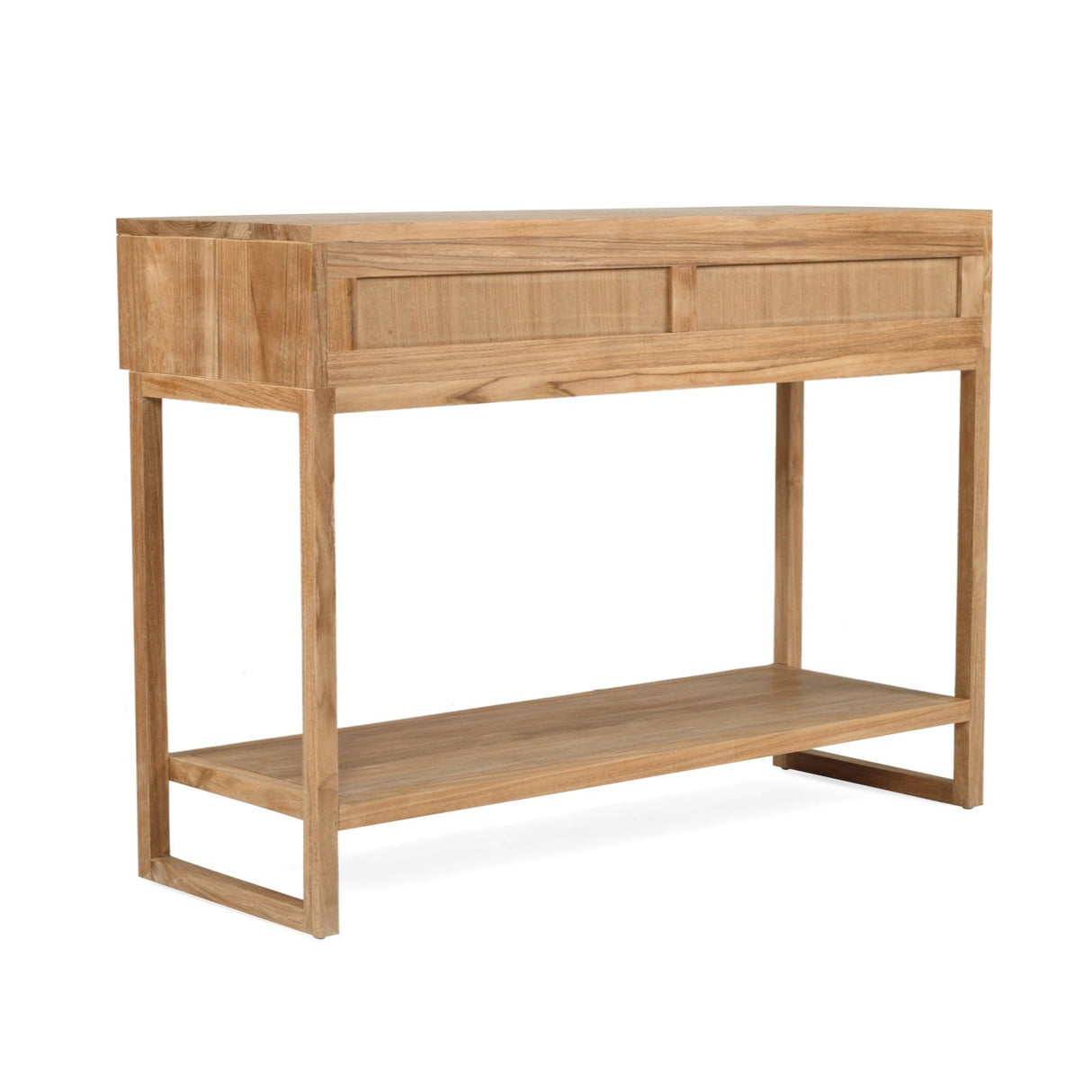 Flynn Teak Console Table – Natural – 0.8m
