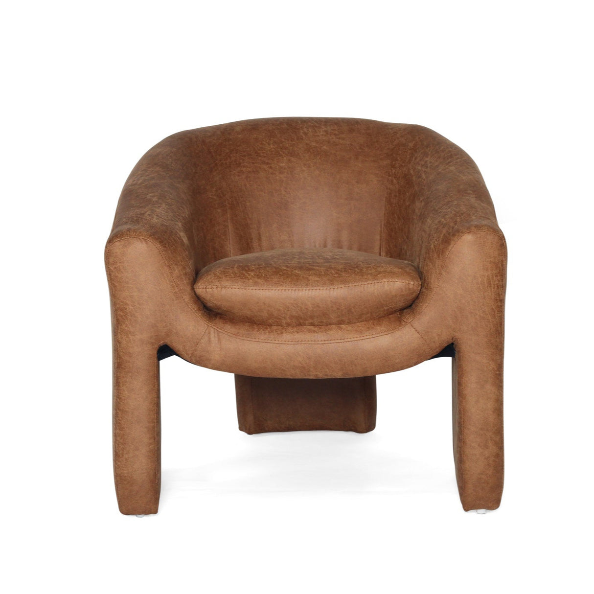 Freja Timber frame Armchair – Cognac Leather