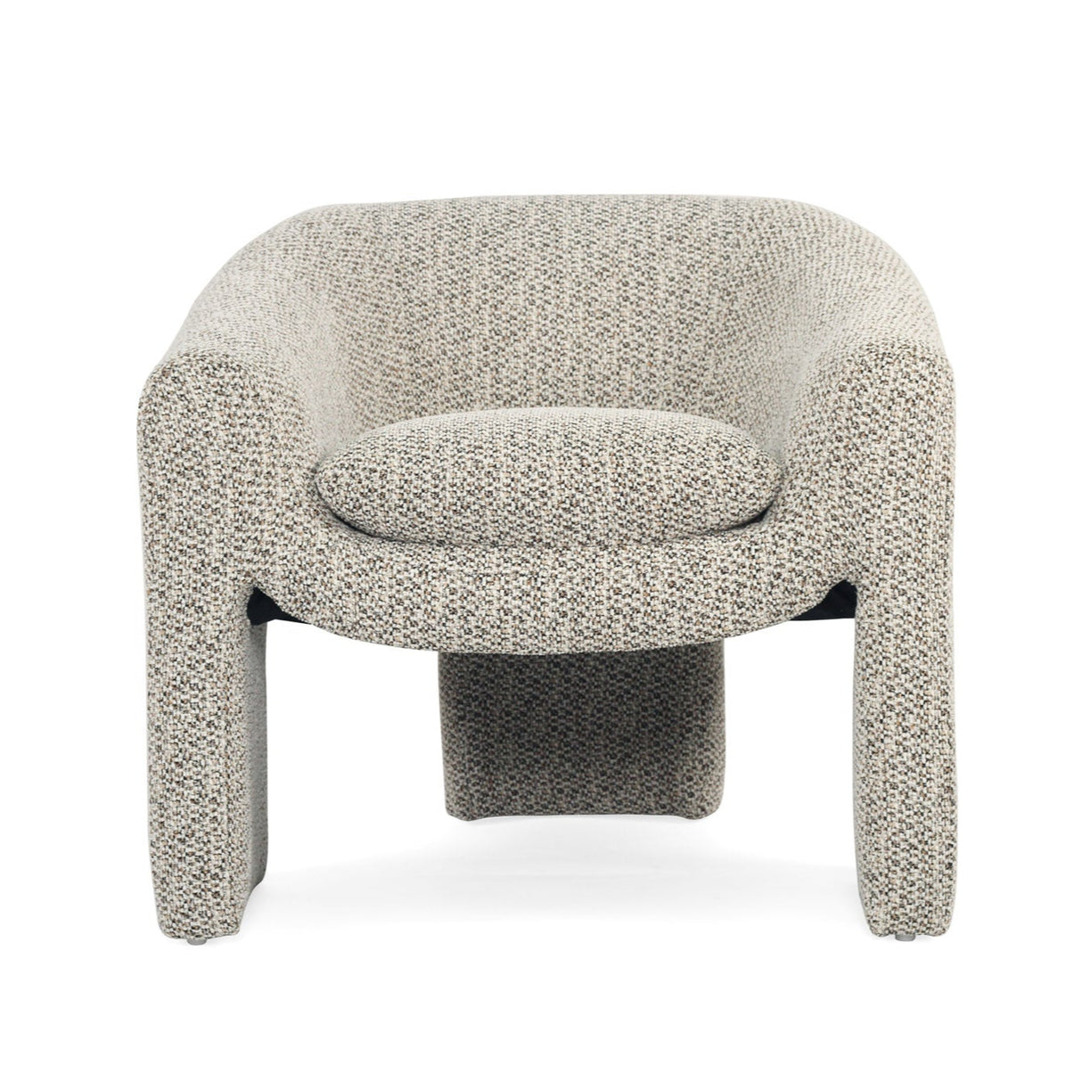 Freja Timber frame Armchair – Mottled Taupe