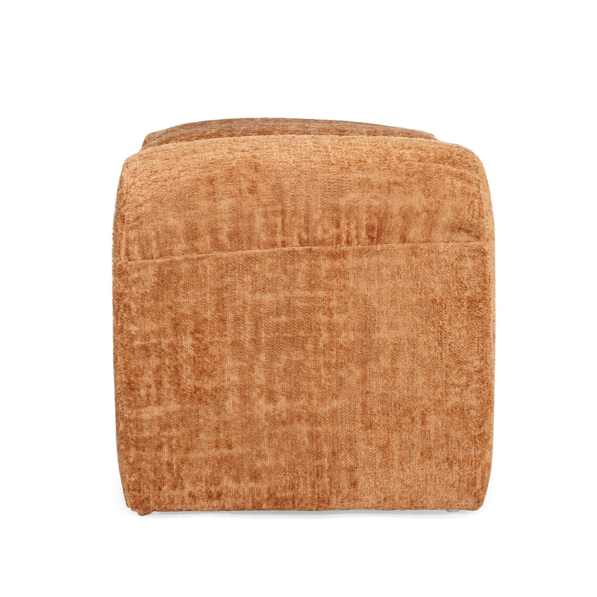 Freja Timber frame Ottoman – Burnt Ochre