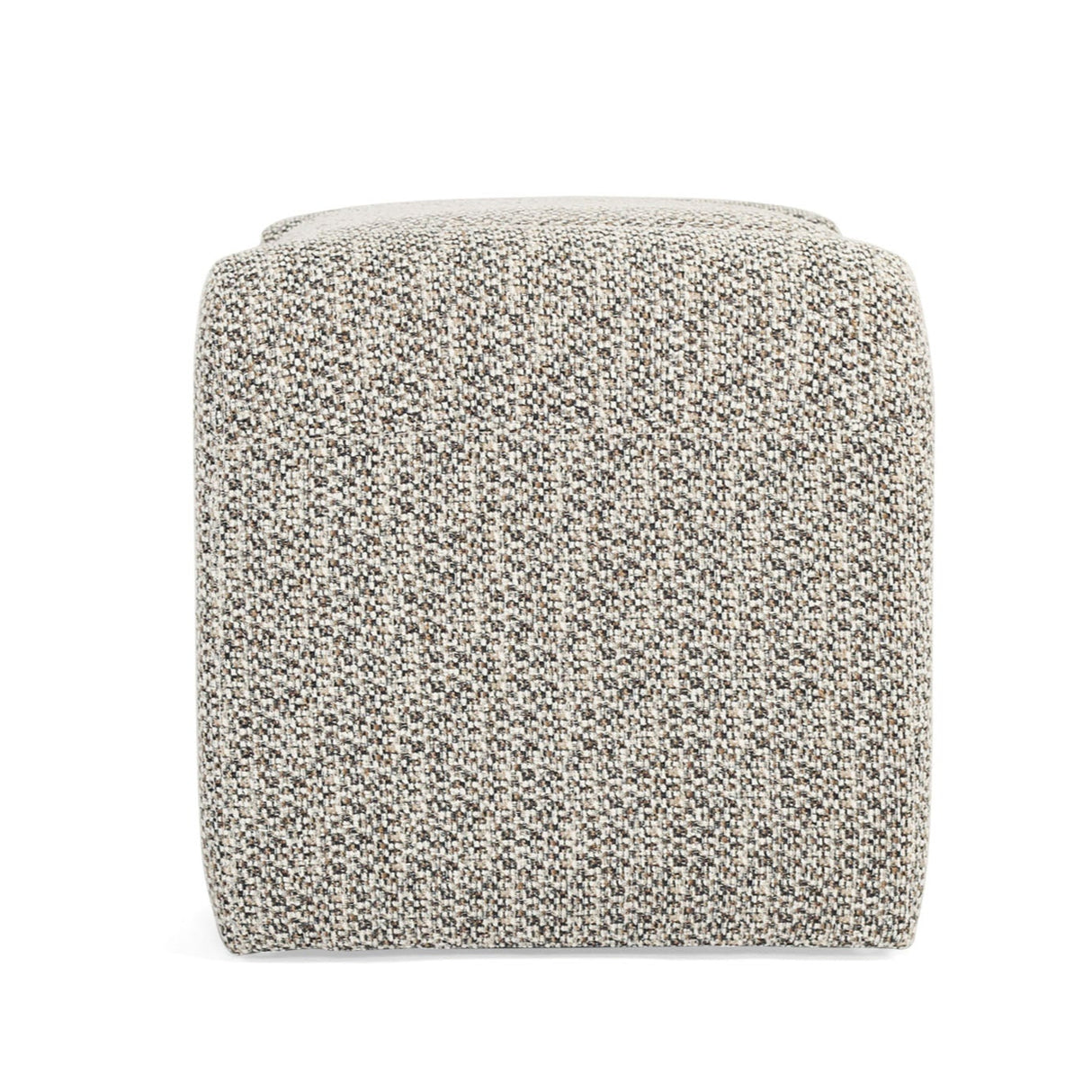 Freja Timber frame Ottoman – Mottled Taupe