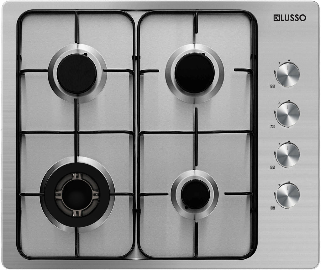 Gas Cooktop-600mm SS Enamel Trivets