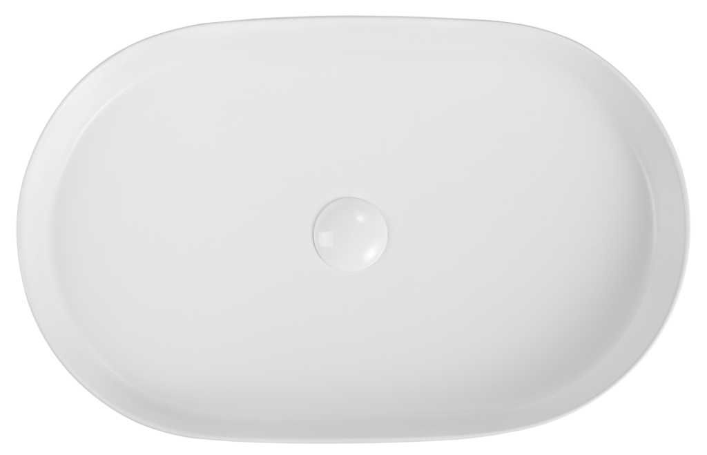 Corrine Basin 580 x 360mm (Matte White)
