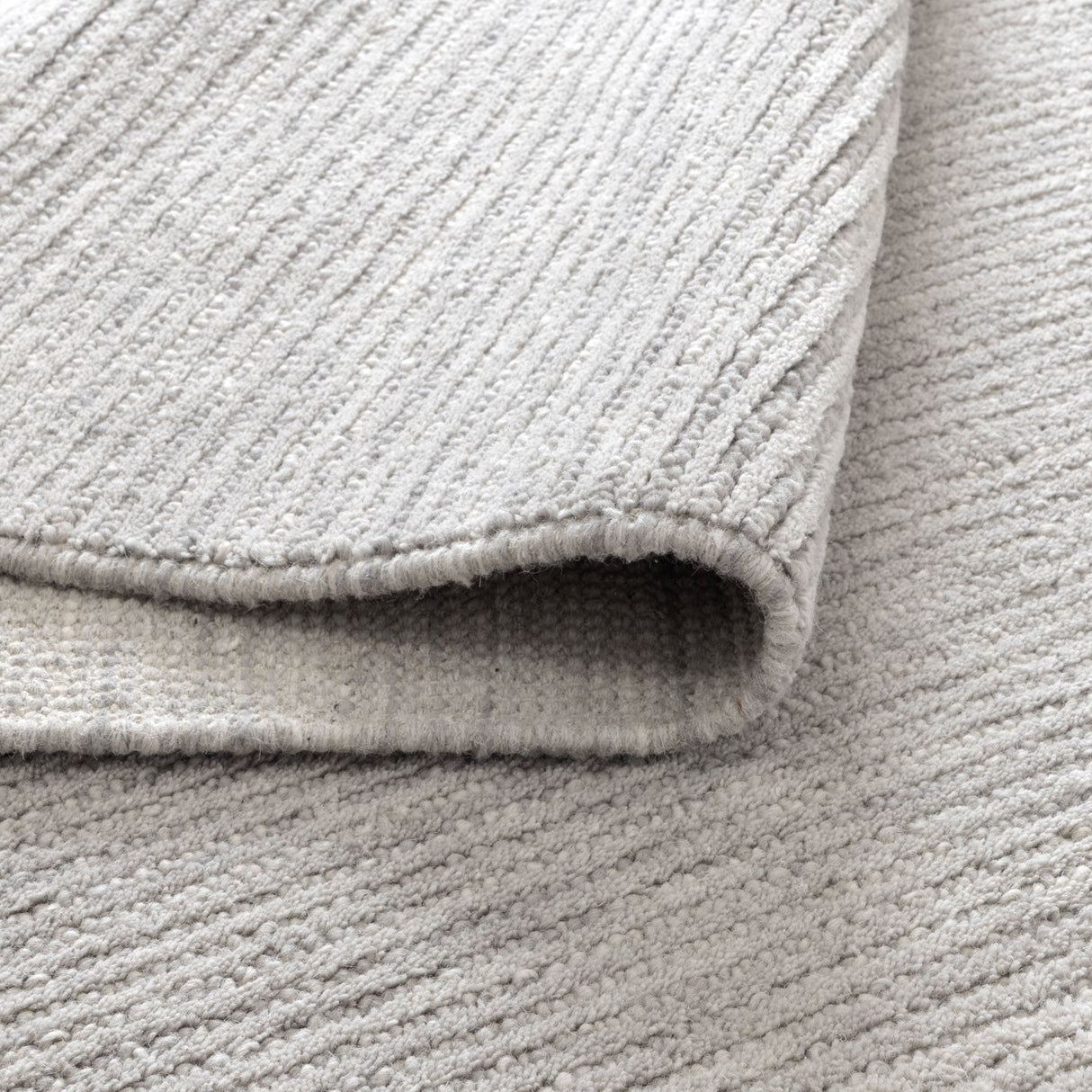 Natura Grey Wool Rug