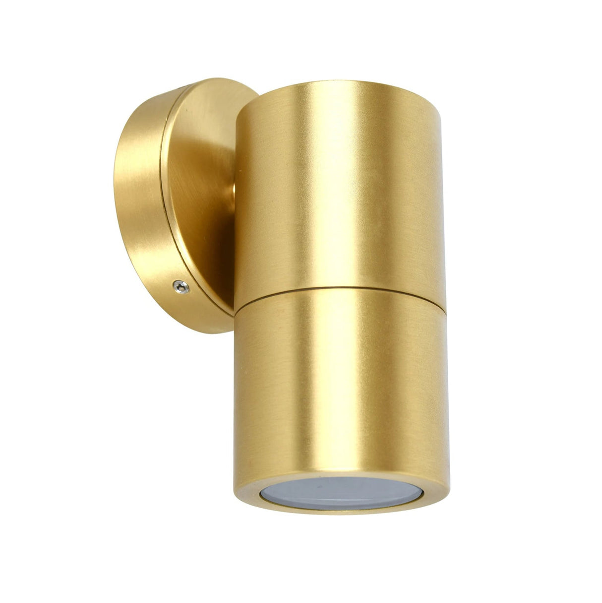 GU10 Exterior Wall Pillar Spot Lights (Solid Polished Brass) IP65