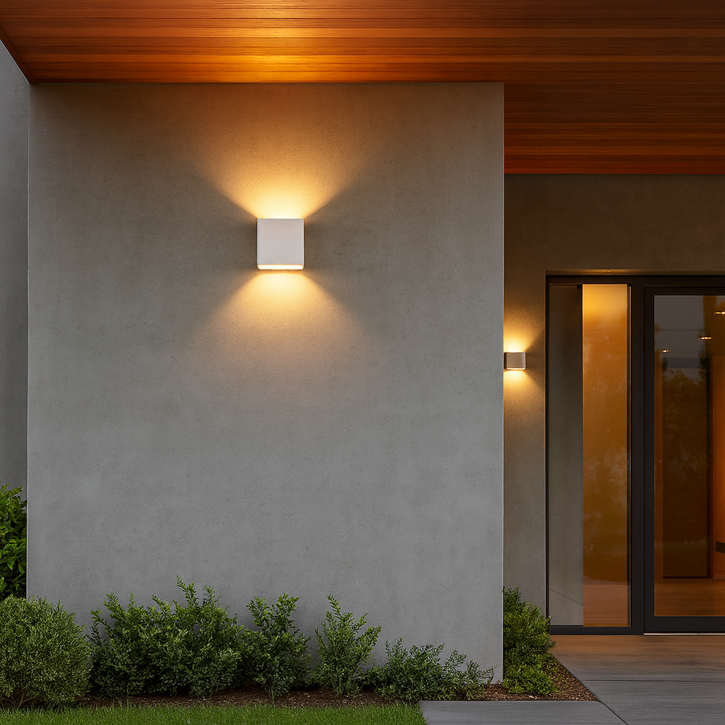 Glenelg Exterior Wall Light White IP54