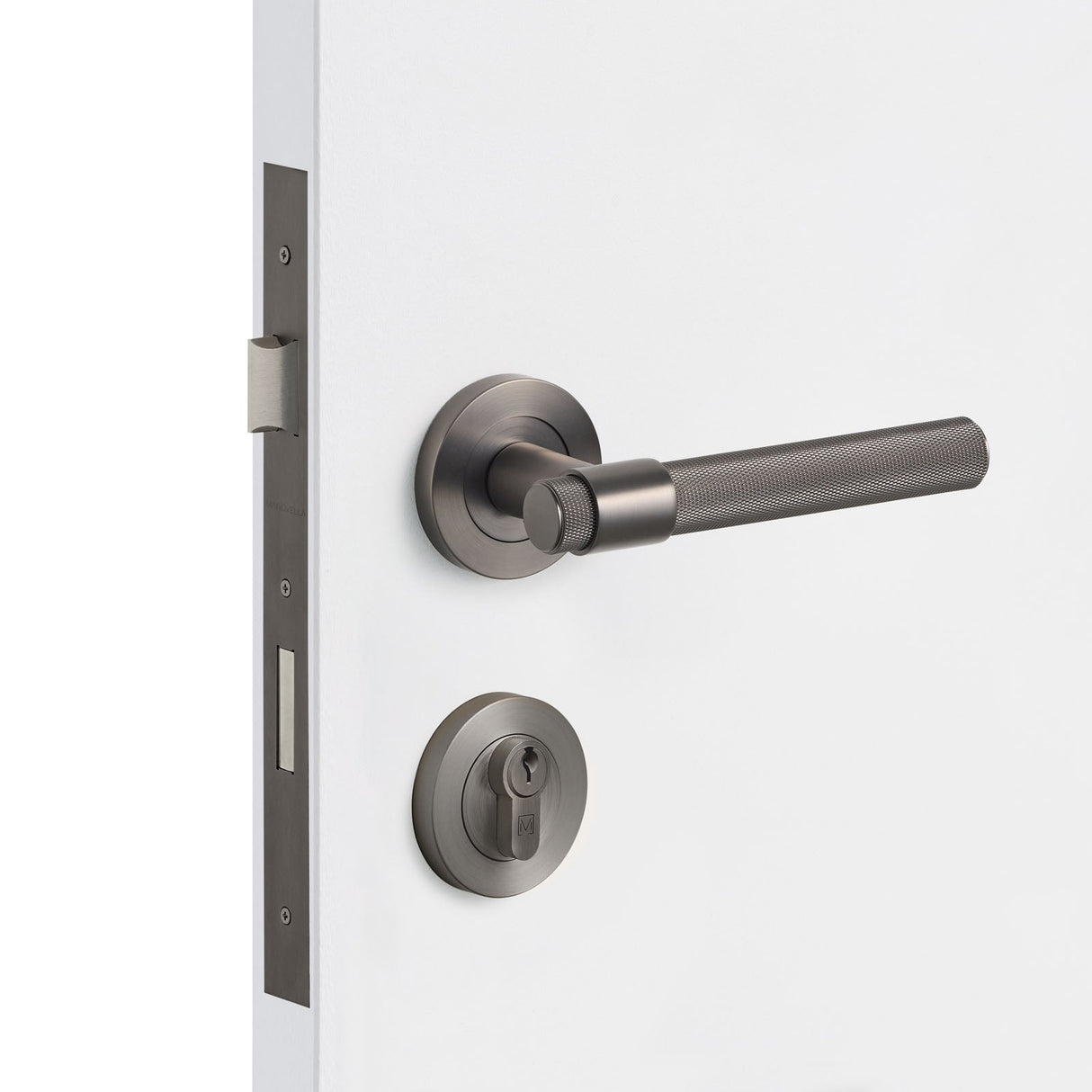 Manovella Entrance Door Kit- Rosedale-Gunmetal