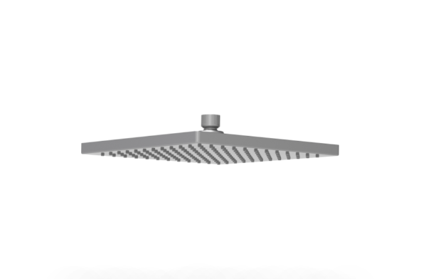 Rosa Square Overhead Shower 200mm - Brushed Gun Metal