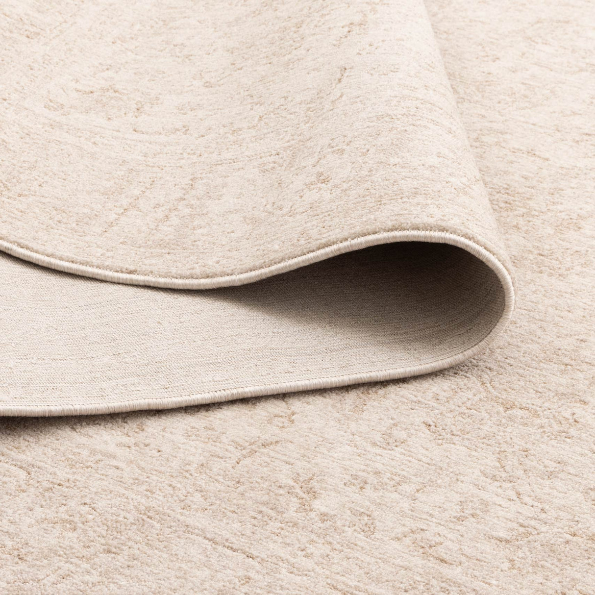 Heritage Distressed Border Beige Rug - H106