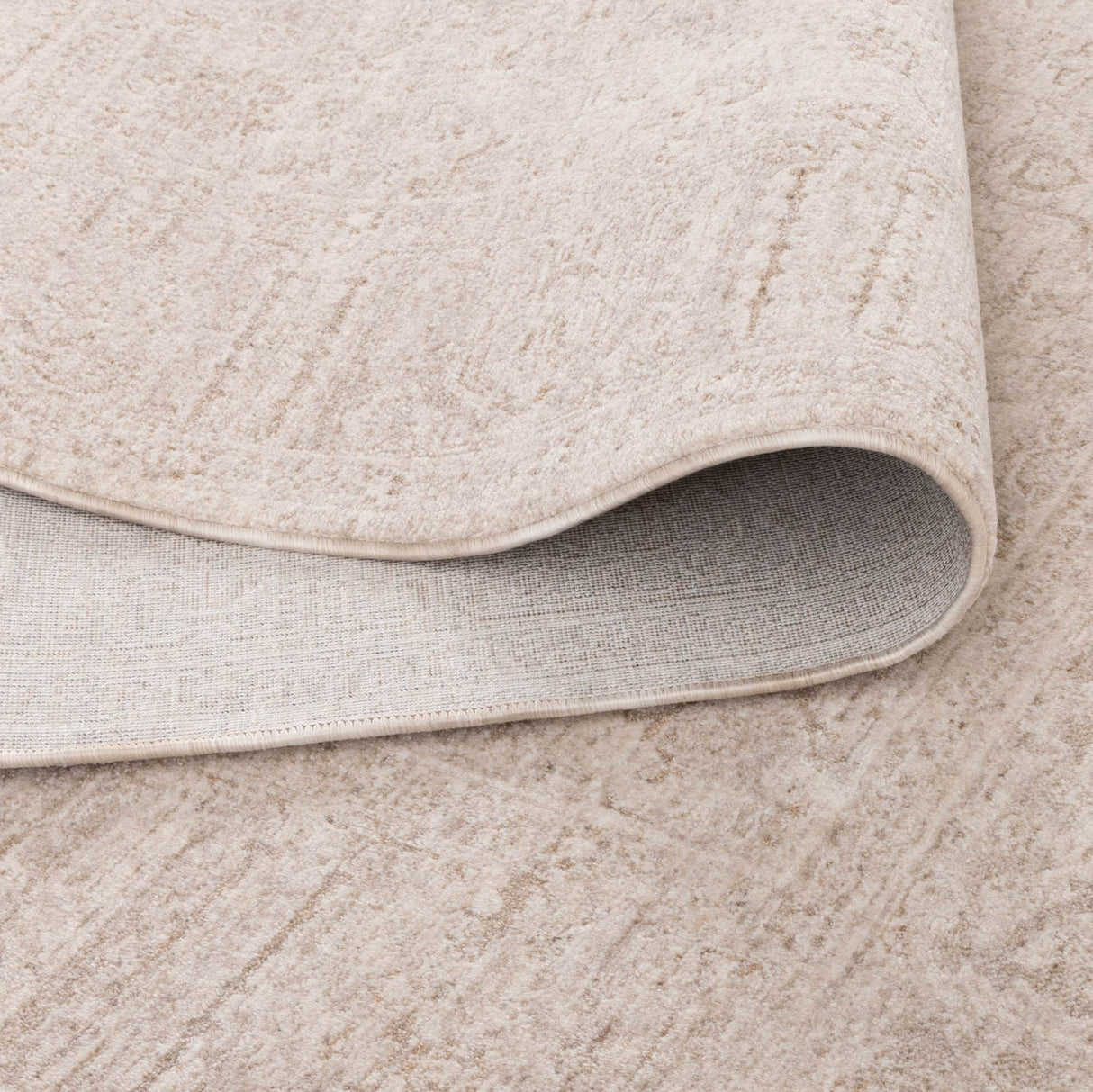 Heritage Distressed Border Beige Rug - H106