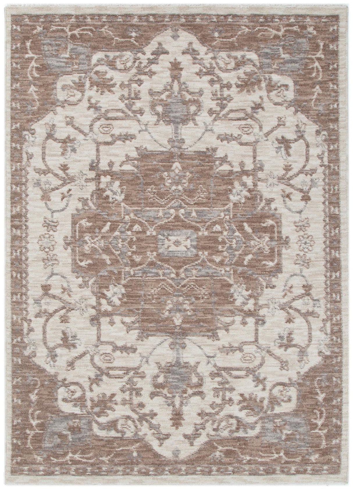 Horizon Ivory Beige Medallion Rug H114