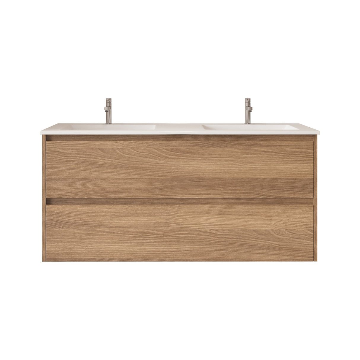 HERA MDF Wall Hung Vanity Cabinet Elegant Oak (All Sizes)