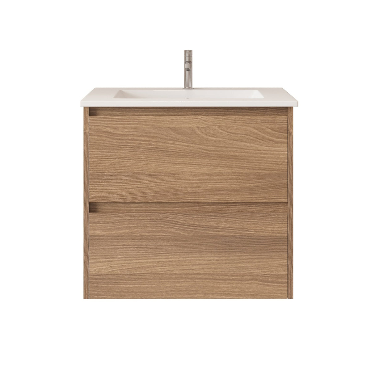 HERA MDF Wall Hung Vanity Cabinet Elegant Oak (All Sizes)