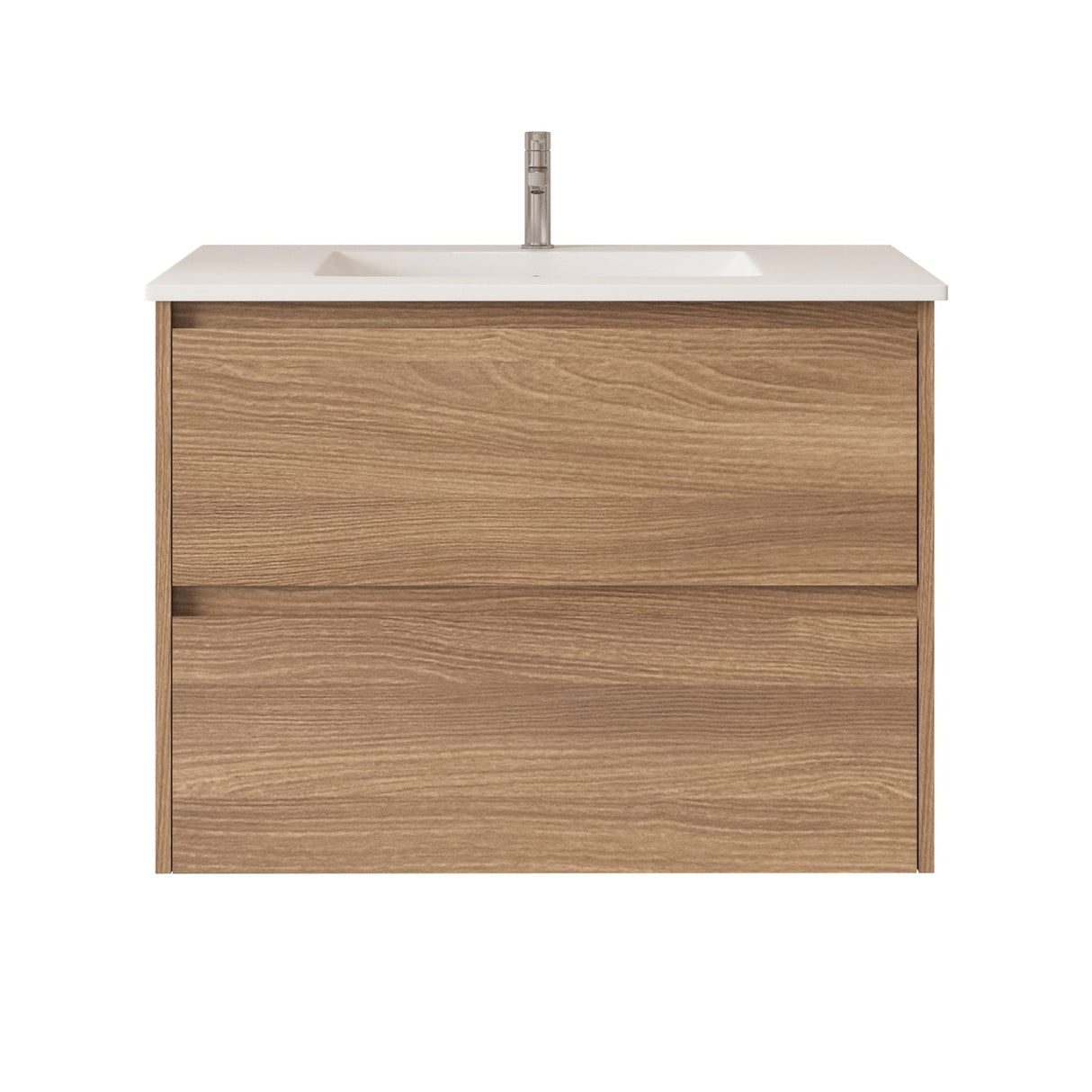 HERA MDF Wall Hung Vanity Cabinet Elegant Oak (All Sizes)