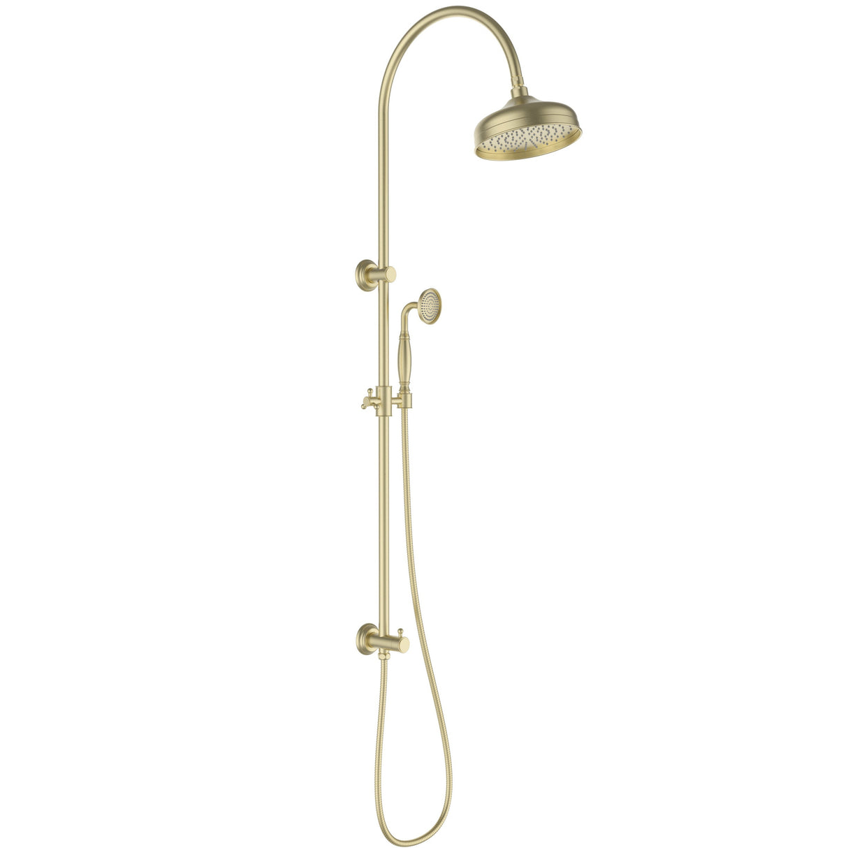 Clasico Combination Shower Set - Brushed Gold