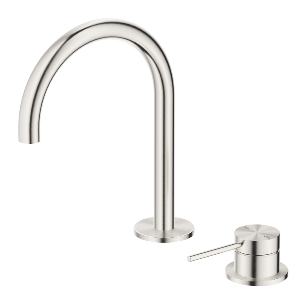 Mica Gooseneck Hob Basin Mixer Set