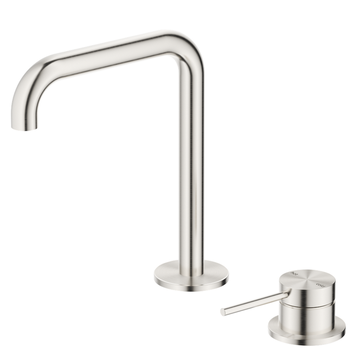 Mica Soft-Square Hob Basin Mixer Set