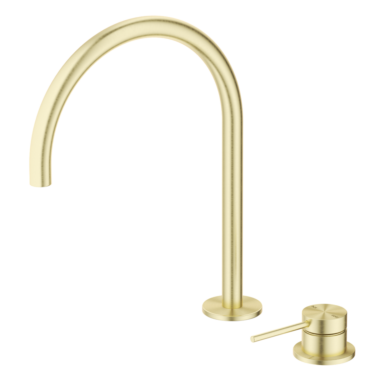 Mica Gooseneck Hob Sink/Basin Mixer Set
