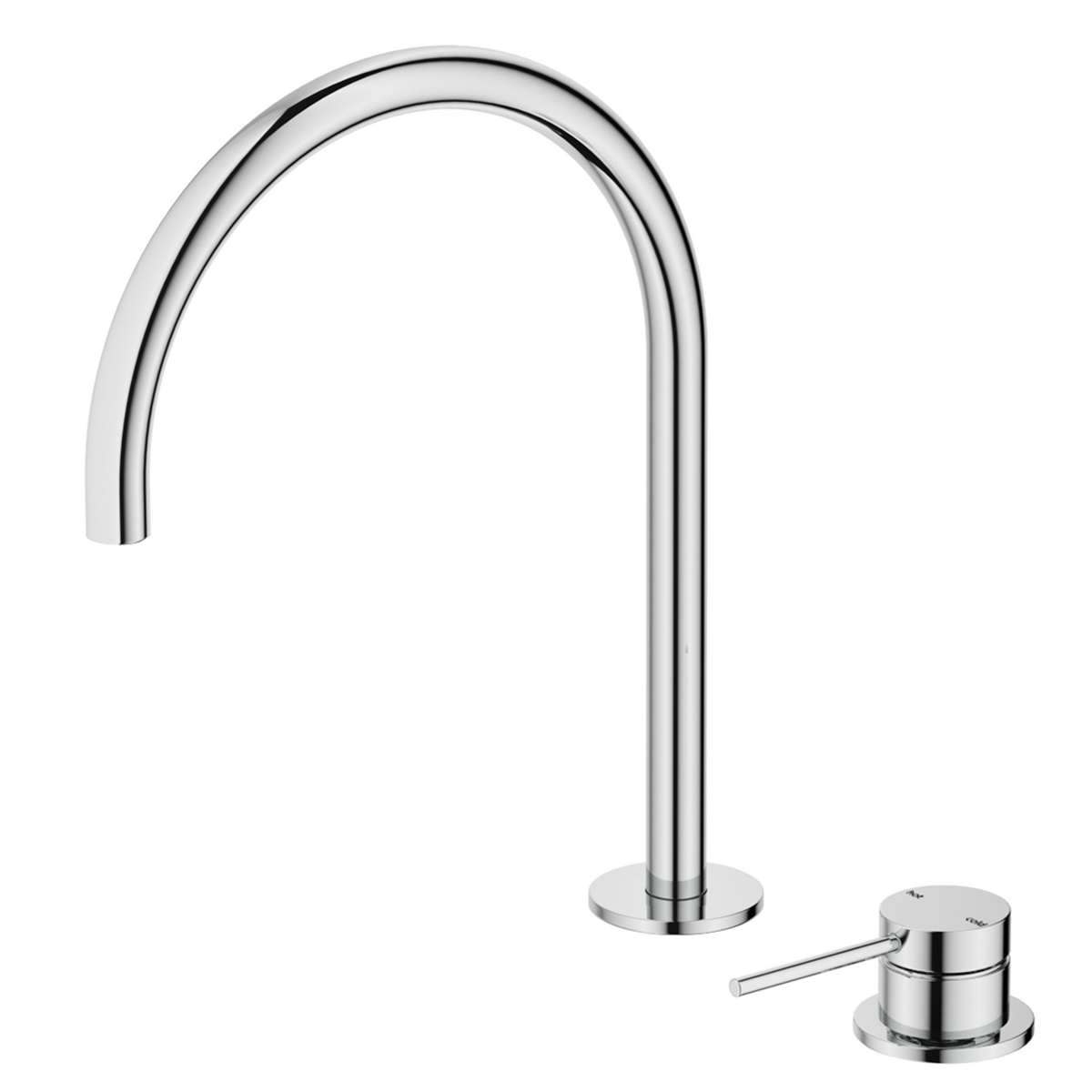 Mica Gooseneck Hob Sink/Basin Mixer Set
