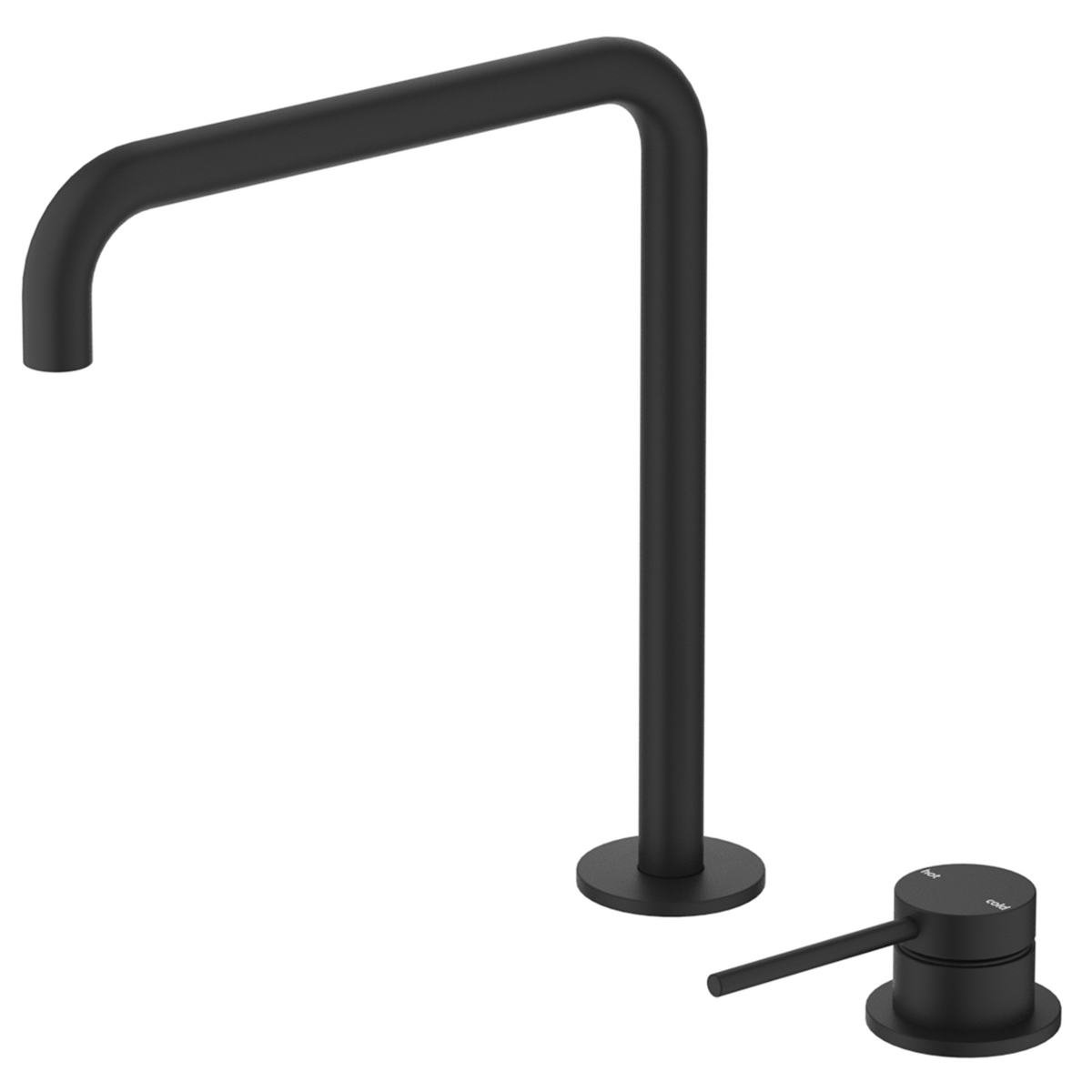 Mica soft-square hob sink/basin mixer set