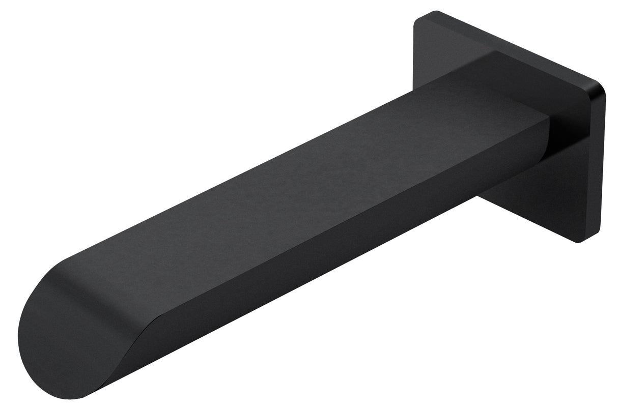 Kara Bath Spout Curved Tip - Matte Black