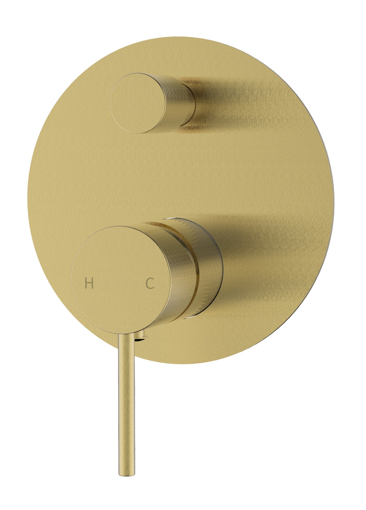 Hali Wall Mixer with Diverter - Brushed Gold