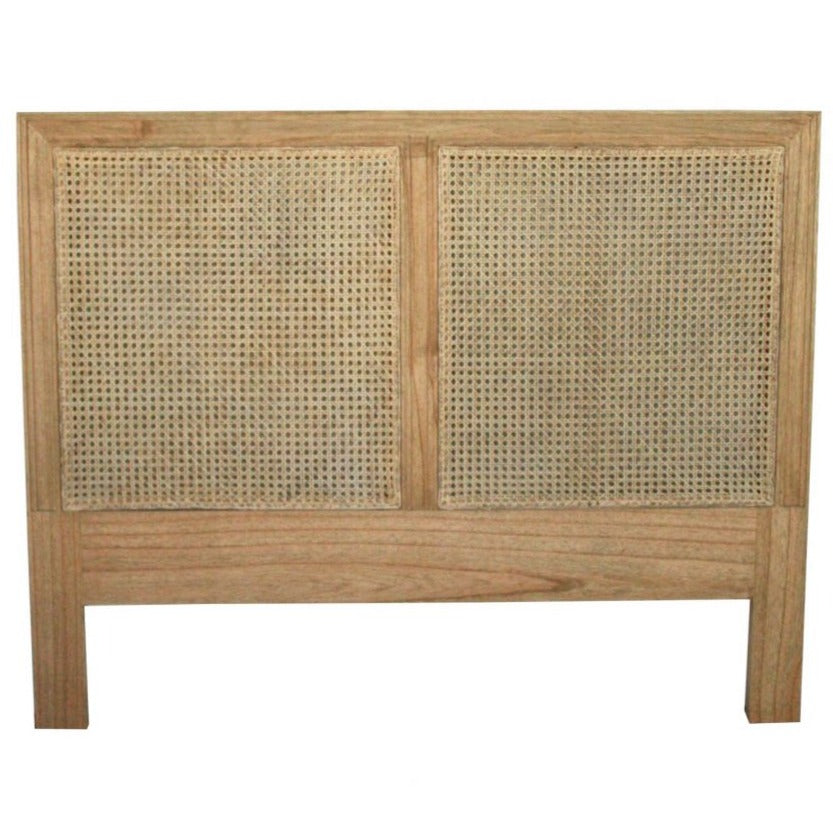 Hampton Cane Cedar Bedhead - Super King - Weathered Oak - 1.22m