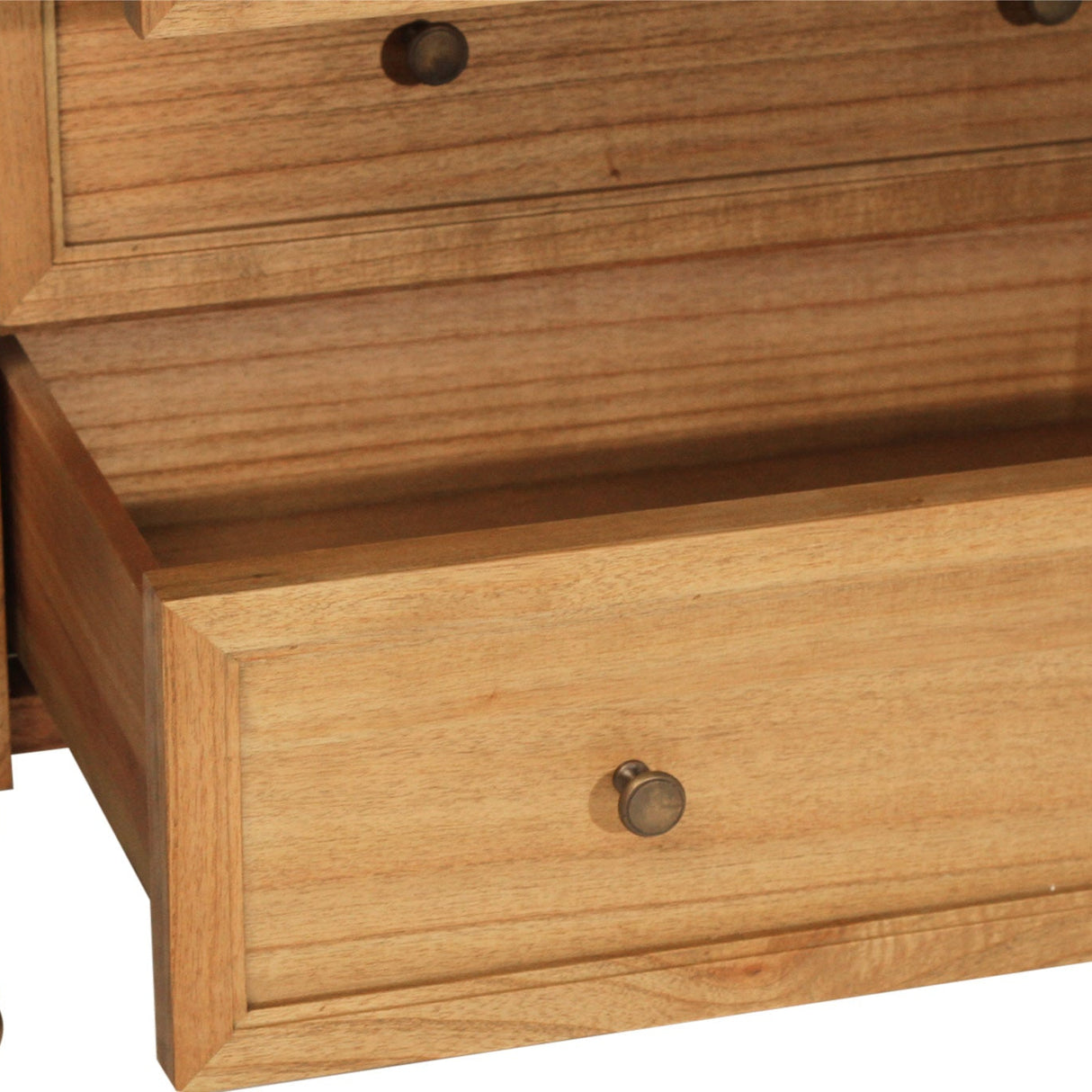 Hampton Weathered Oak Dresser 13 Drawer – 2.0m