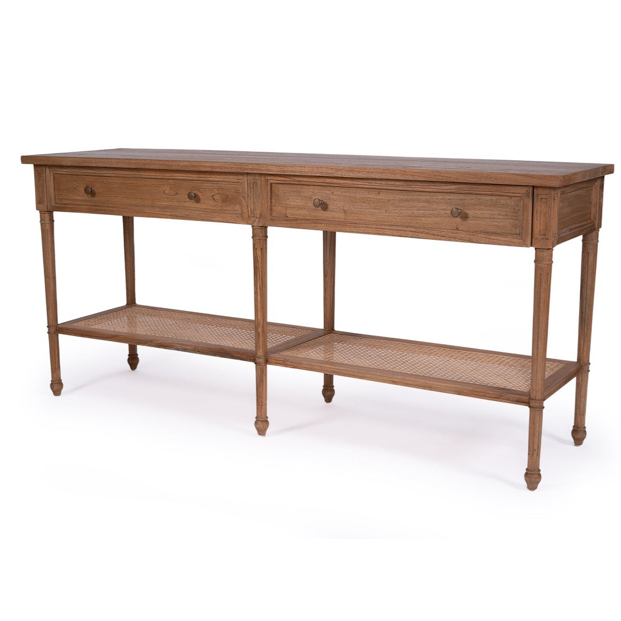 Hampton Wide Console Table – Weathered Oak – 1.8m