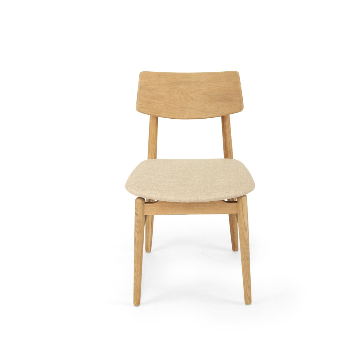 Harlow Black American Oak Dining Chair – Natural