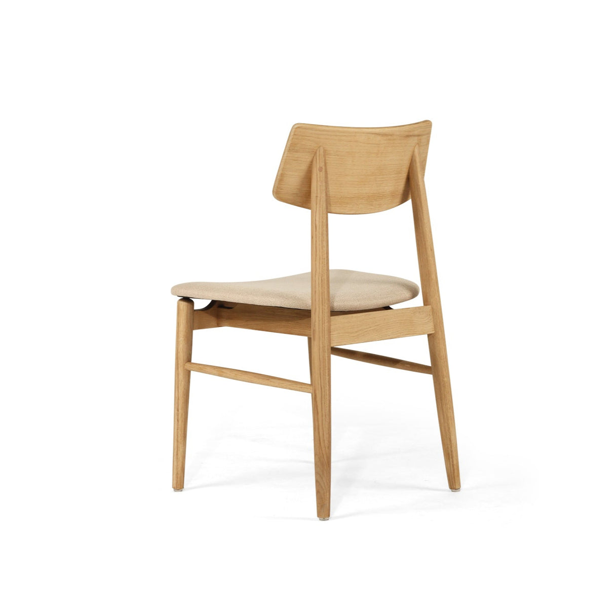 Harlow Black American Oak Dining Chair – Natural