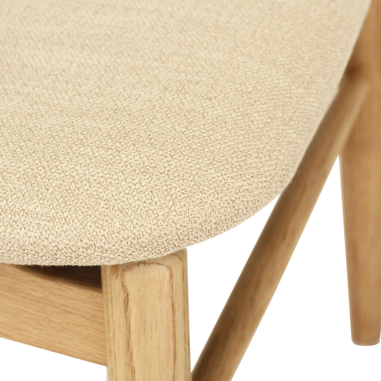 Harlow Black American Oak Dining Chair – Natural