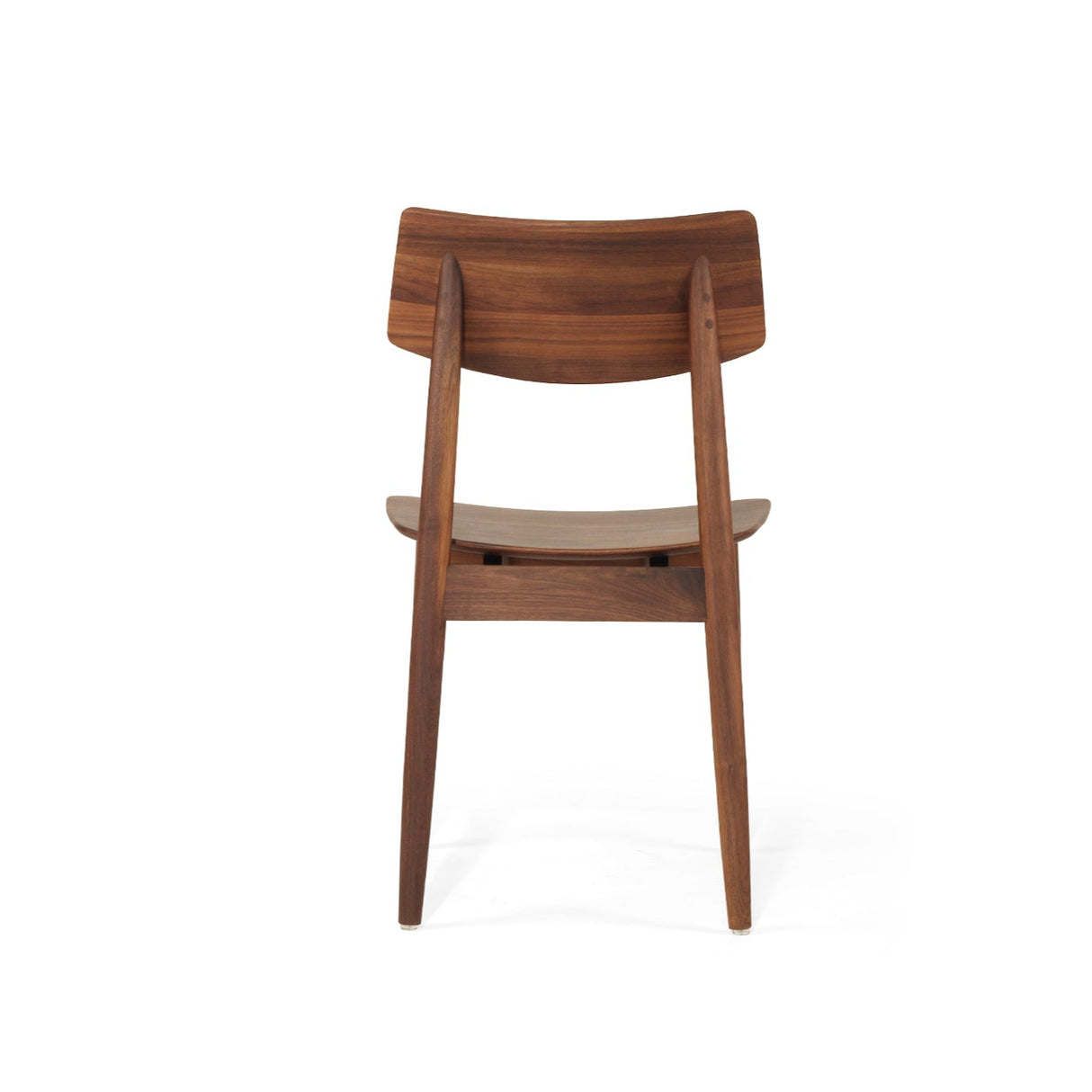 Harlow Black American Walnut Dining Chair – Walnut with Timber Seat
