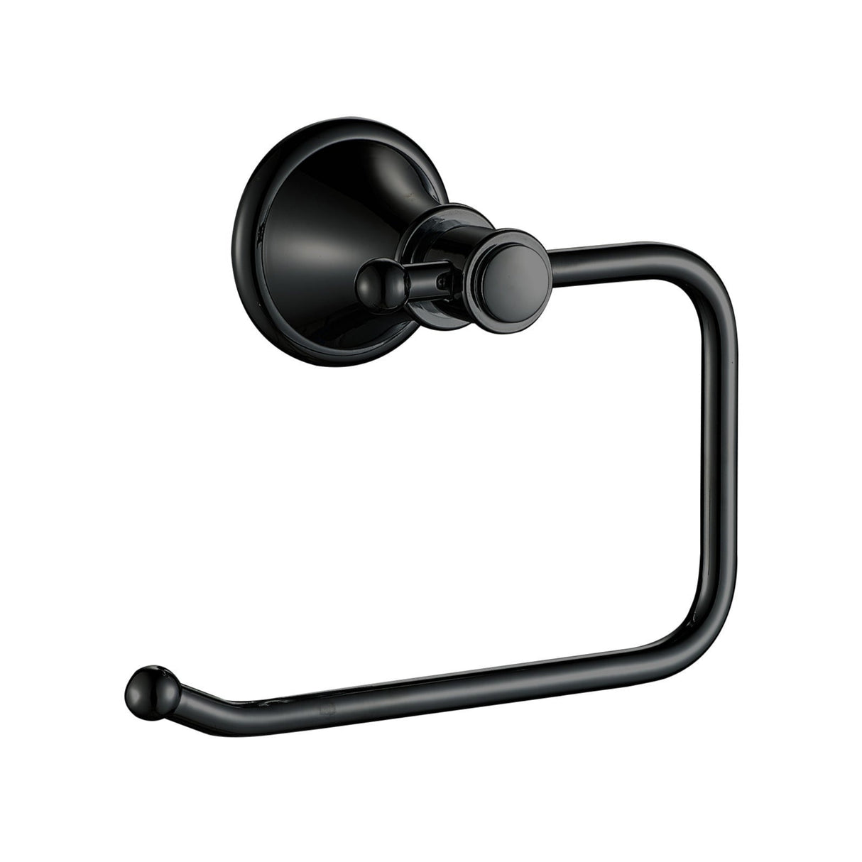IKON Clasico Toilet Roll Holder - Matte Black