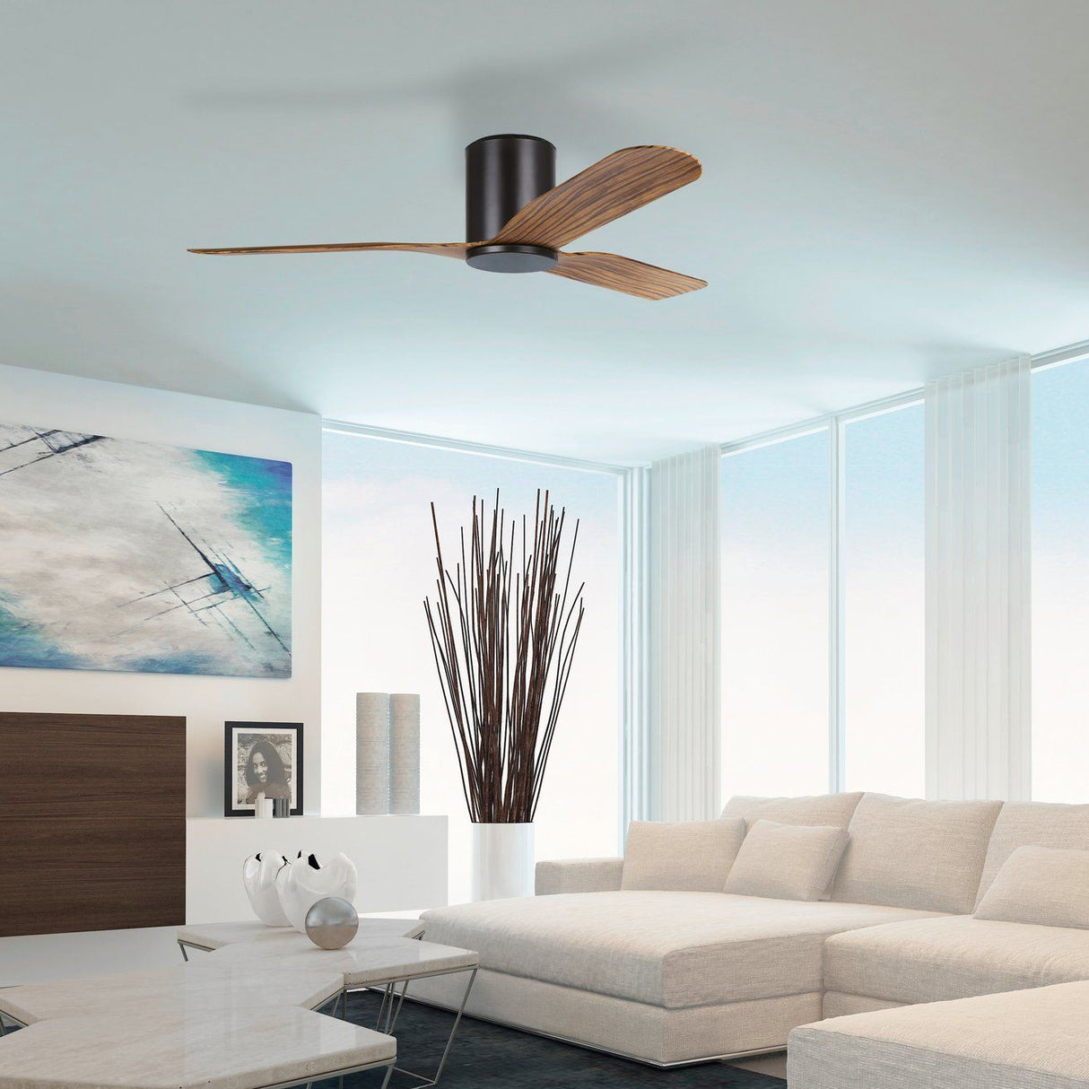 ILUKA 52 DC Hugger Ceiling Fan