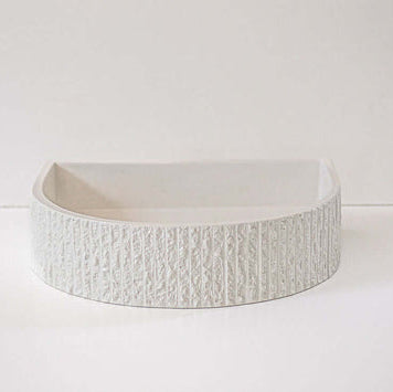 Sticks & Stone Concrete Rugged Half Moon Basin