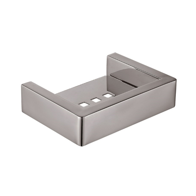IVANO Series Square Soap Dish Holder - Brushed Nickel