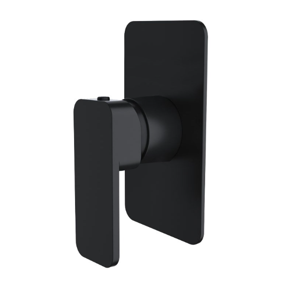 IVANO Solid Brass Shower Bath Wall Mixer - Black