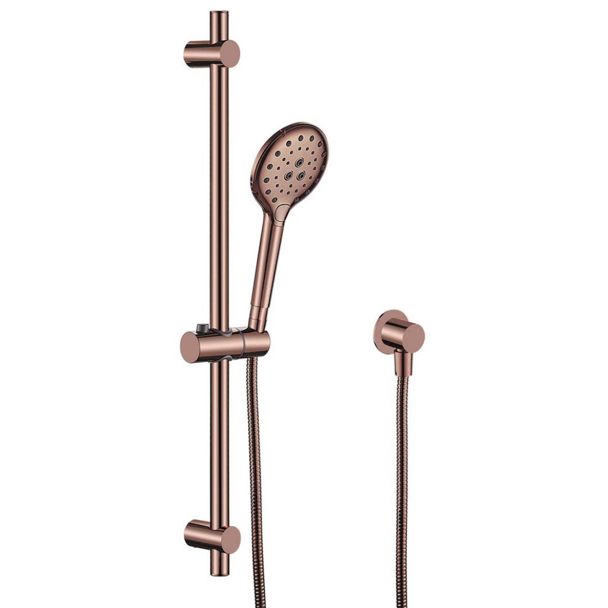 Ideal Hand Shower On Rail (Rose Gold)