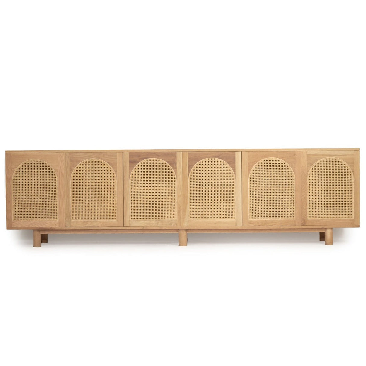Indigo Natural American Oak Sideboard - Arch Windows