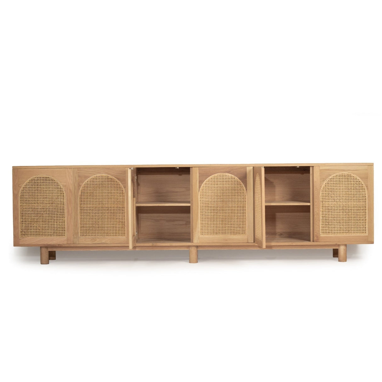 Indigo Natural American Oak Sideboard - Arch Windows