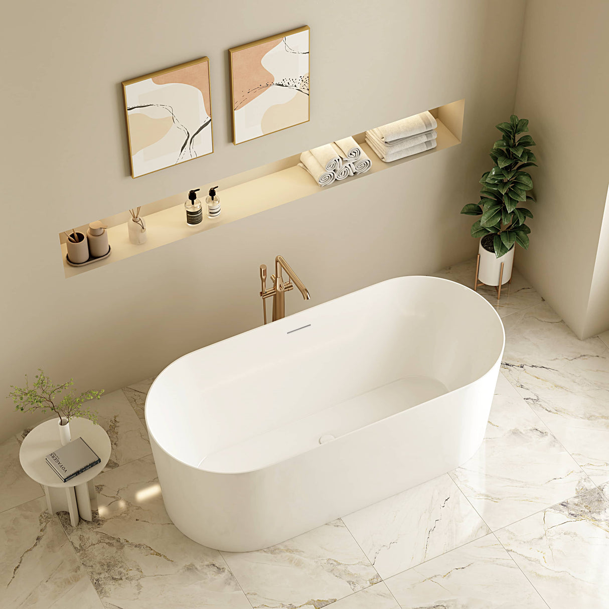 Iseo Ultra-Thin Freestanding Bath (1300/1400/1500/1600/1700mm)