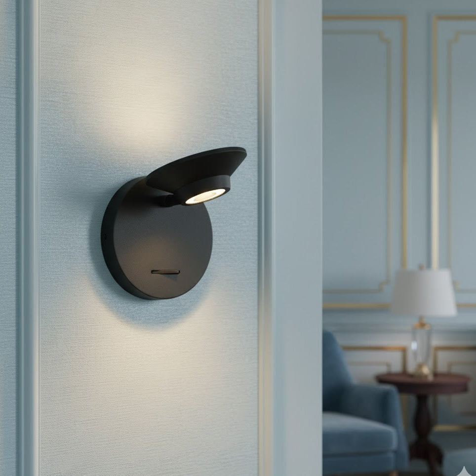 JORN LED WALL LIGHT BLACK