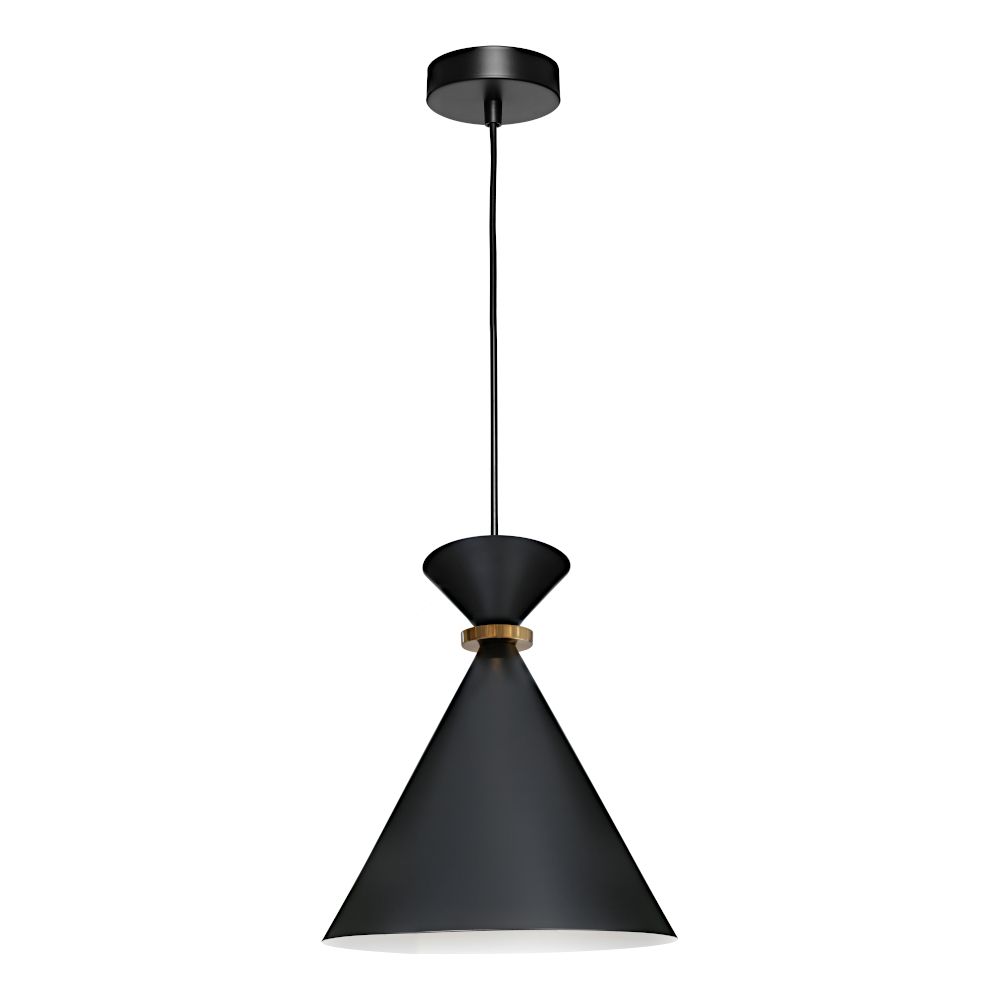 Julia Small 1 Light Pendant Black