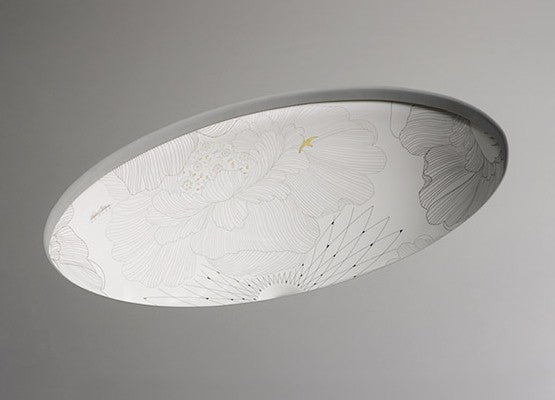 KOHLER Empress Bouquet™ Vintage Under Counter Basin Oval (606x365x203mm)