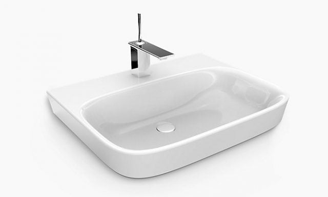 KOHLER ModernLife Rectangular Vessel Basin Overflow With Taphole