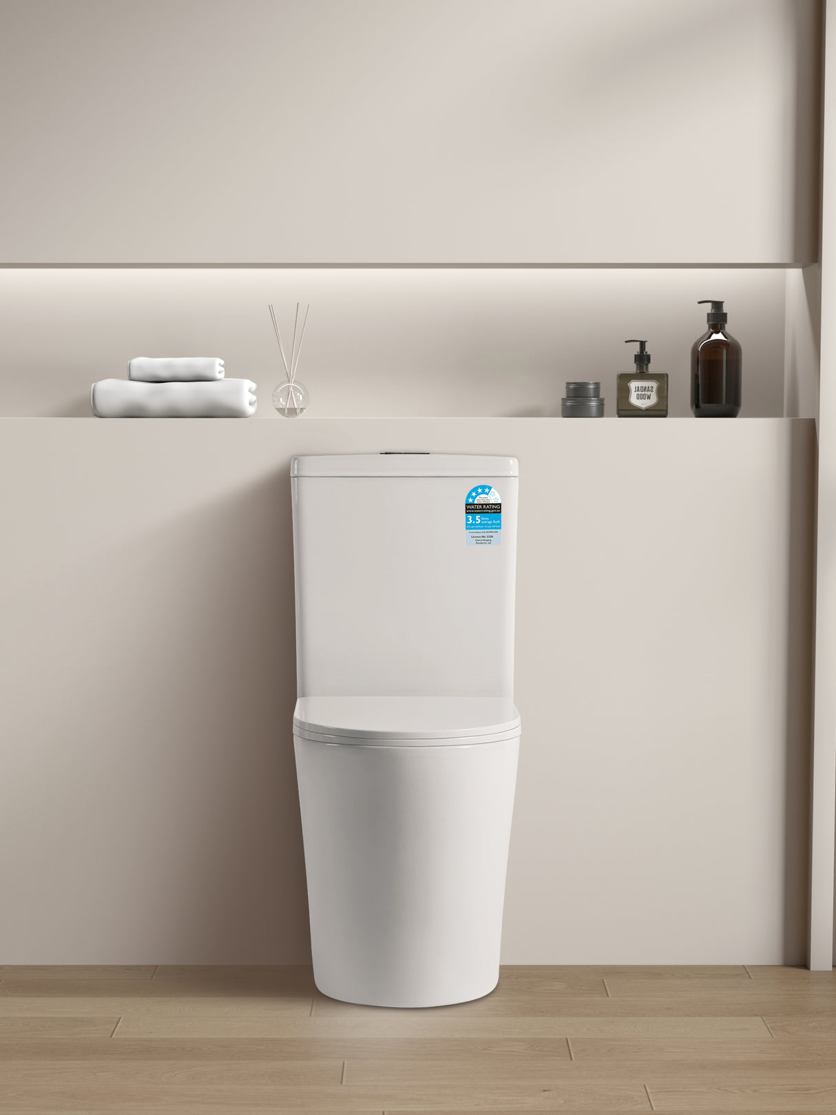 Vivid Tornado Gloss White Toilet Suite