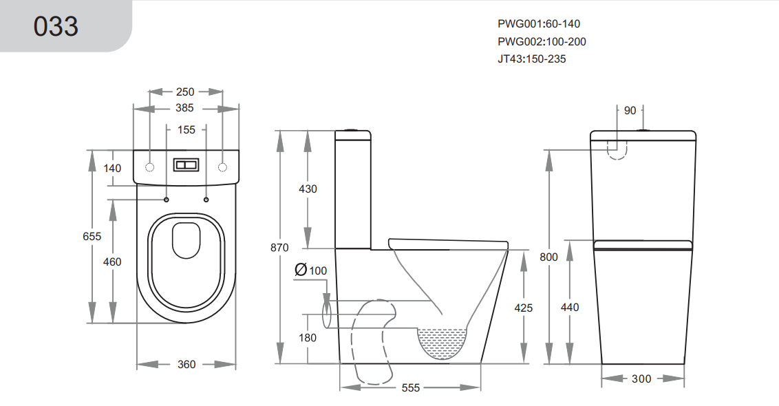Alpha Rimless Tornado Gloss White Toilet Suite
